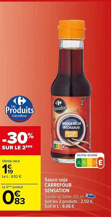 Sauce Soja Carrefour Sensation