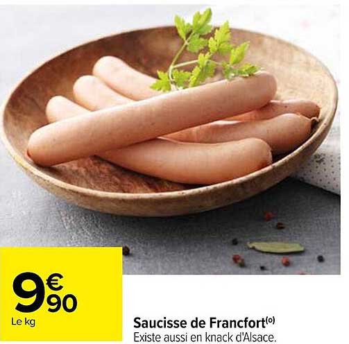 saucisse de francfort