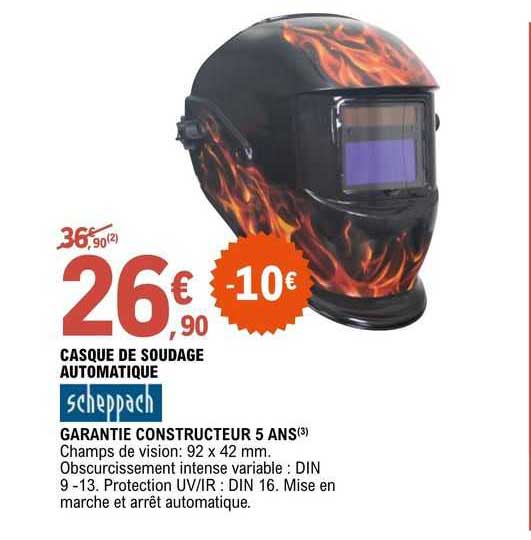 scheppach garantie constructeur 5 ans