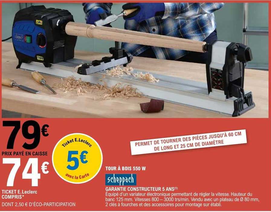 scheppach garantie constructeurs 5 ans