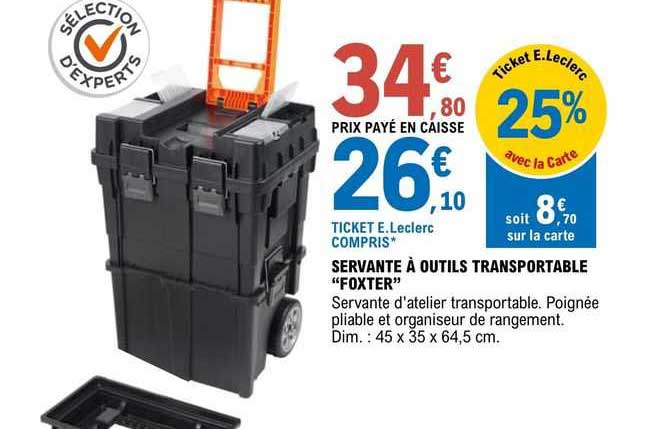 Servante à Outils Transportable "foxter"