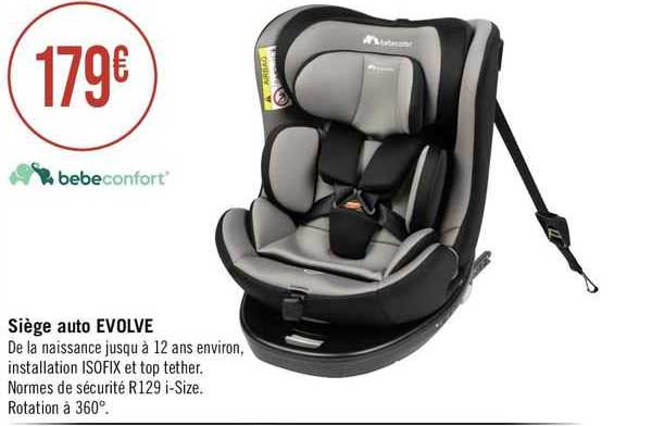 siège auto evolve bébéconfort