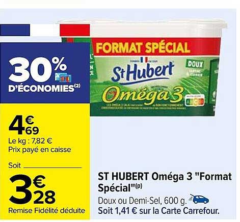 st hubert oméga 3 "format spécial"