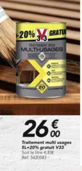 traitement multi usages 5l+20% gratuit v33