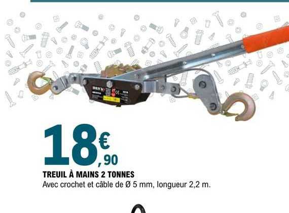 treuil à mains 2 tonnes