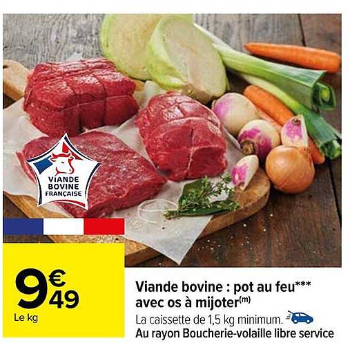 Viande Bovine : Pot Au Feu Avec Os à Mijoter