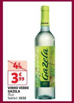 vinho verde gazela