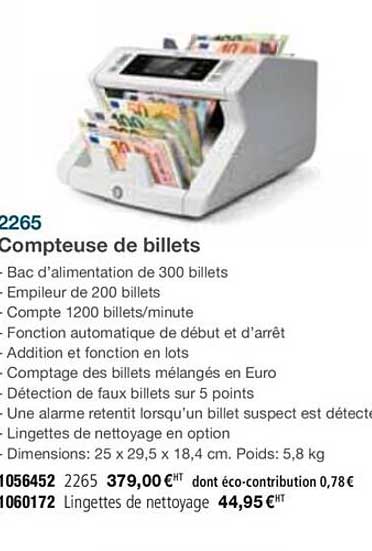 2265 compteuse de billets