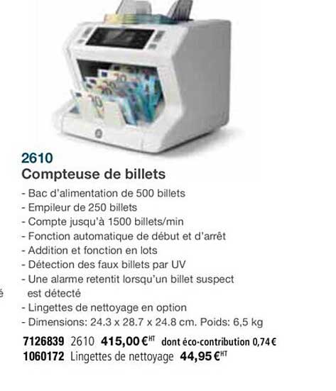 2610 compteuse de billets