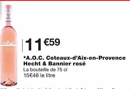 a.o.c. coteaux-d'aix-en-provence hecht & bannier rosé