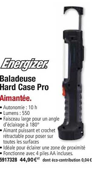 baladeuse hard case pro energizer