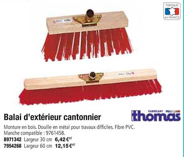 balai d'extérieur cantonnier thomas