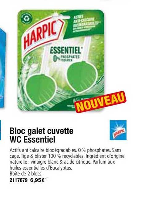 bloc galet cuvette wc essentiel