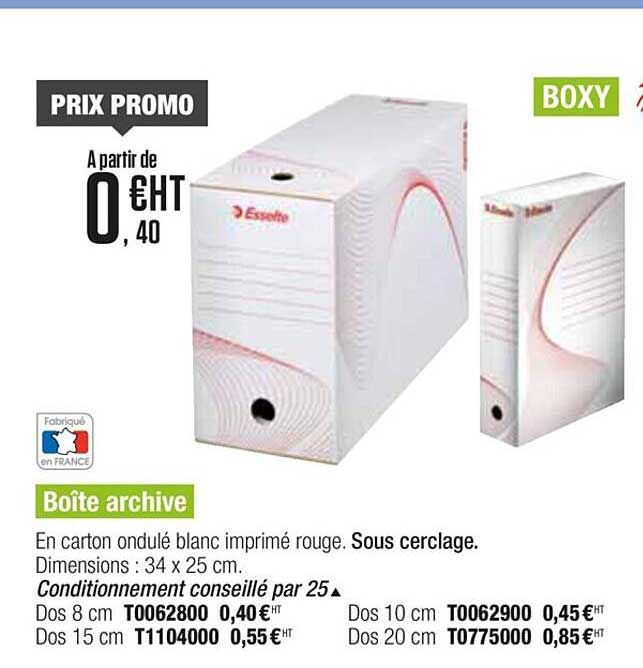 boîte archive