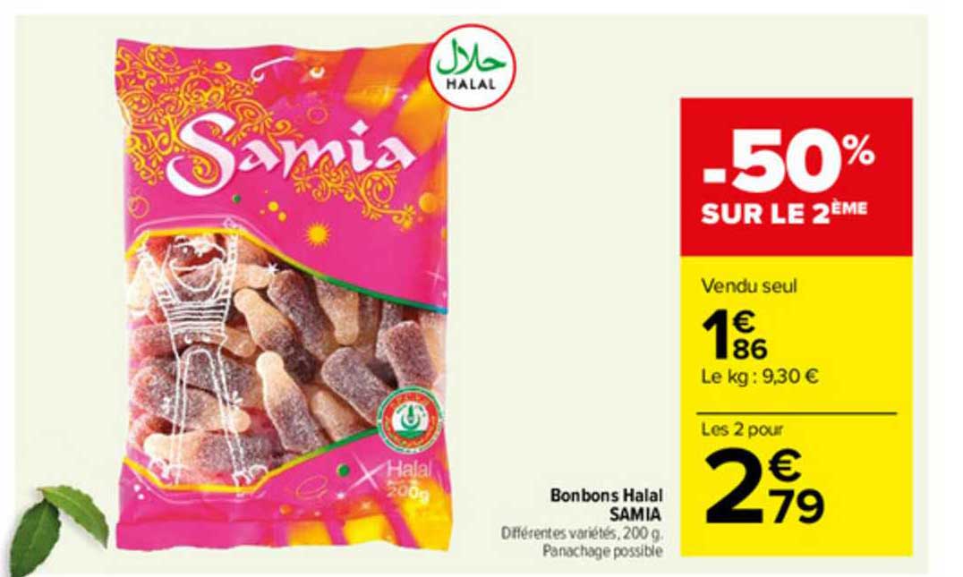 Bonbons Halal Samia