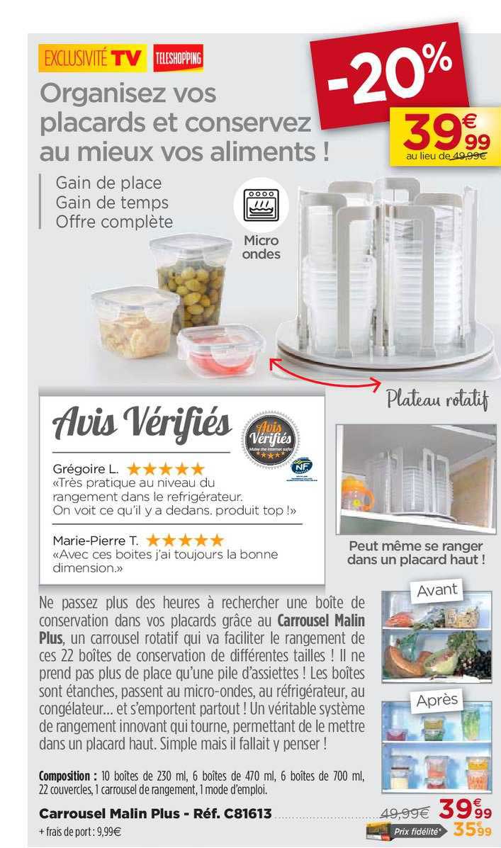 Carrousel Malin Plus