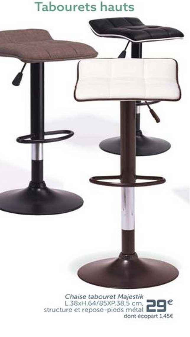 Chaise Tabouret Majestik