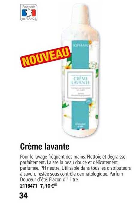crème lavante