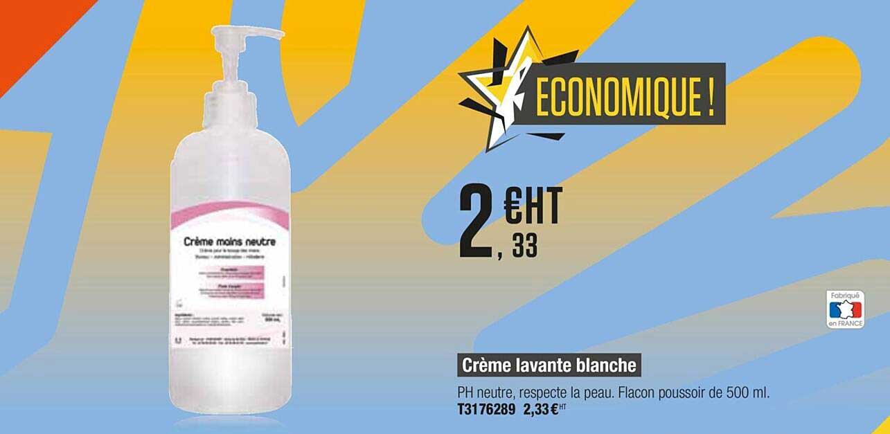 crème lavante blanche