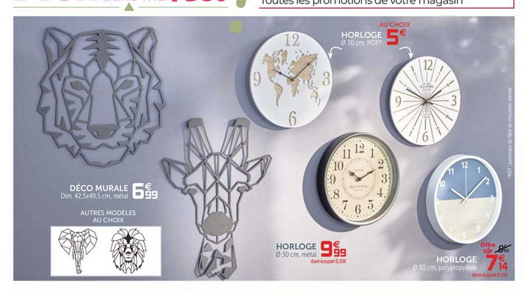 Déco Murale, Horloge