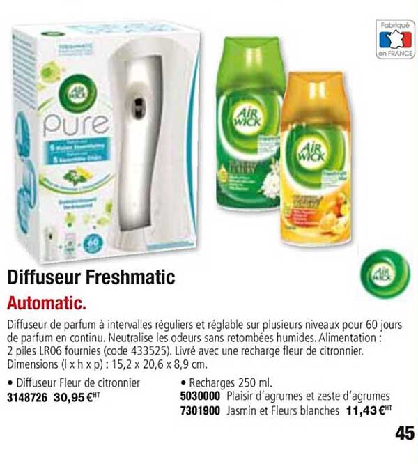 Diffuseur Freshmatic