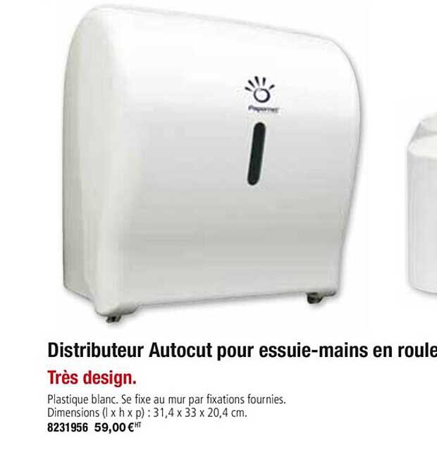 distributeur autocut pour essuie mains en rouleau