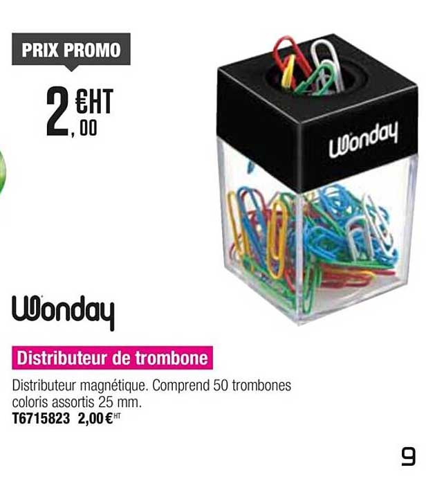 distributeur de trombone wonday