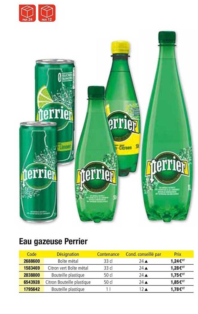 Eau Gazeuse Perrier