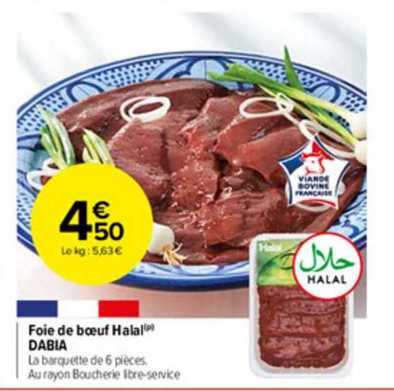 Foie De Bœuf Halal Dabia