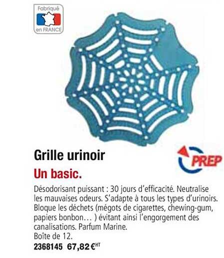 grille urinoir