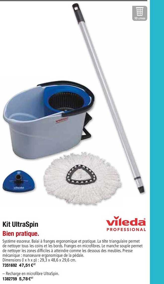 kit ultraspin vileda professionnal