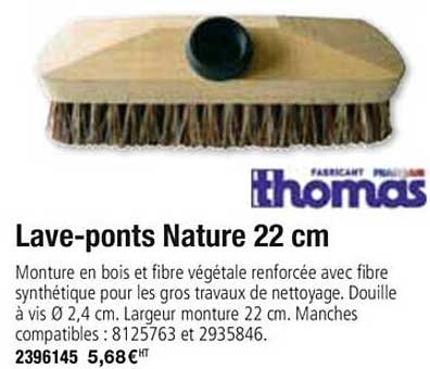 lave ponts natures 22 cm thomas