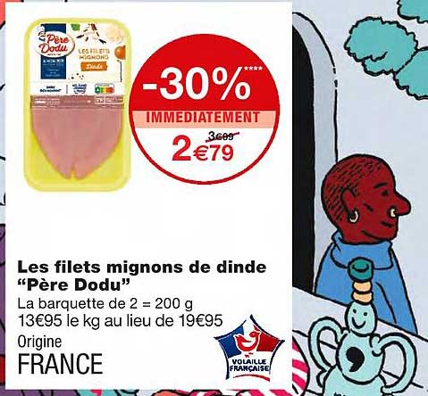 les filets mignons de dinde "père dodu"