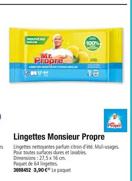 lingettes monsieur propre
