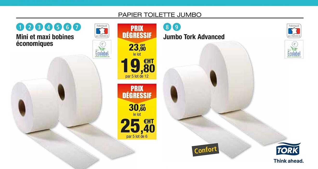 mini et maxi bobines économiques jumbo tork advanced