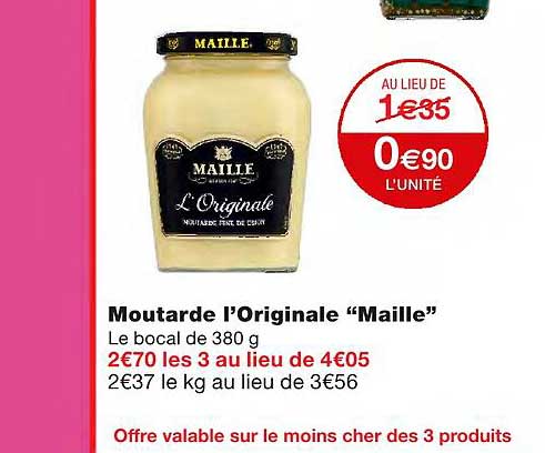 Moutarde L'originale "maille"