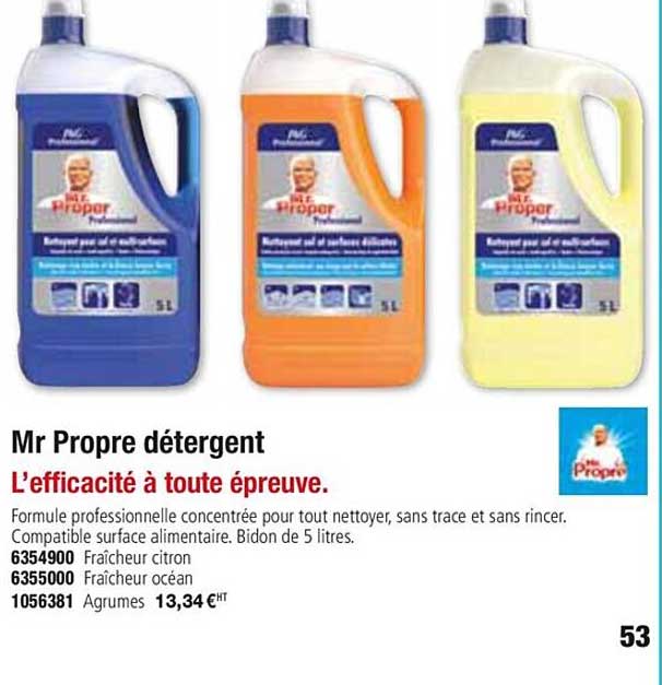 mr propre détergent