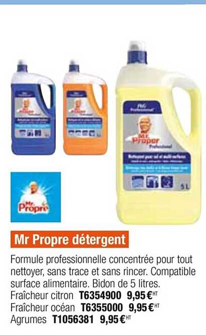 mr propre détergent