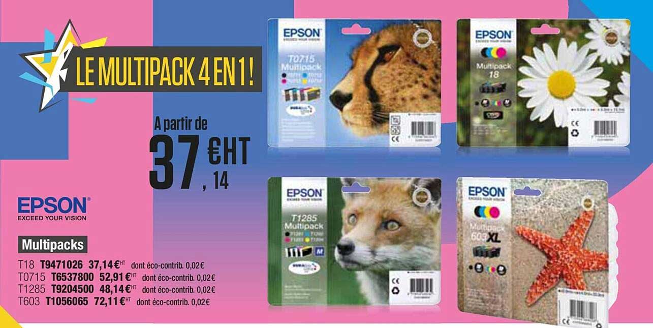 Multipacks Epson Exceed Your Vision