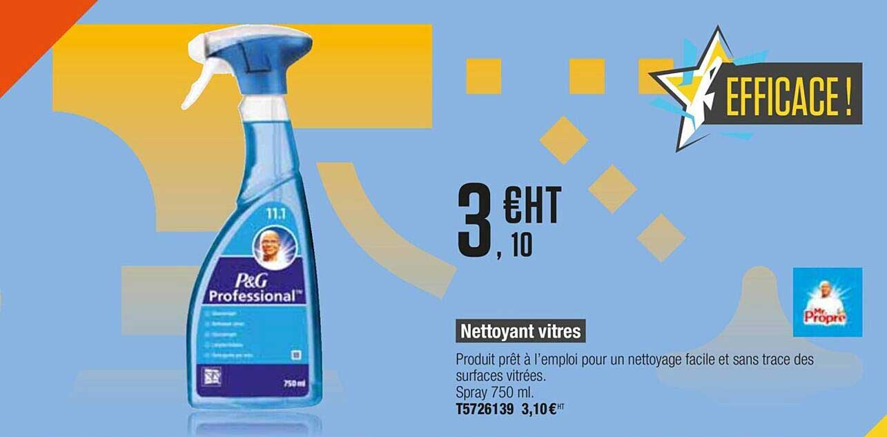 nettoyant vitres mr propre