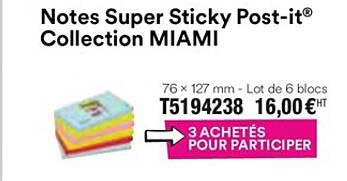 notes super sticky post it collection miami