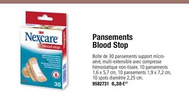 pansement blood stop