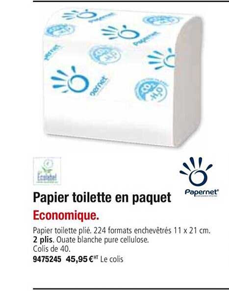 papier toilette en paquet papernet