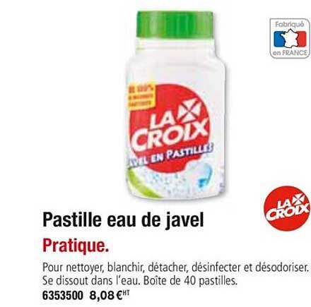 Pastille Eau De Javel La Croix