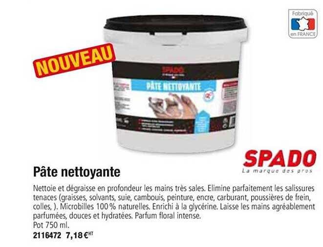 pâte nettoyante spado