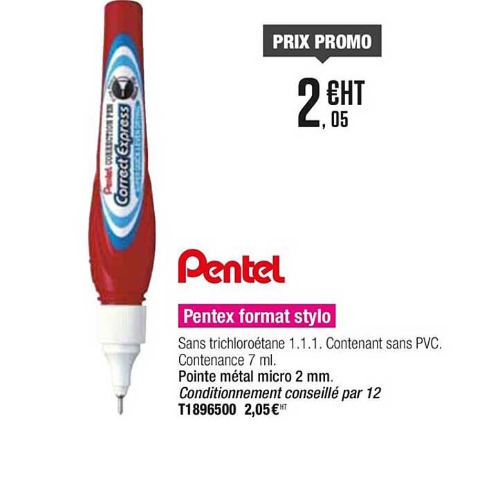 Pentel Pentex Format Stylo
