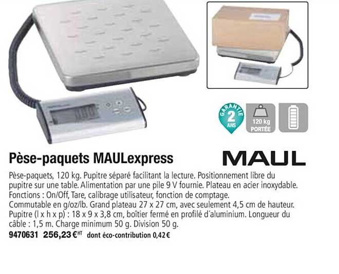 pèse paquets maulexpress