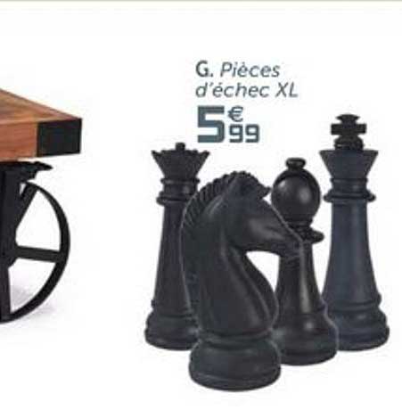 pièces d'échec xl
