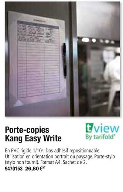 porte copies kang easy write tview by tarifold