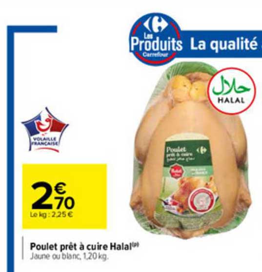 Poulet Prêt à Cuire Halal